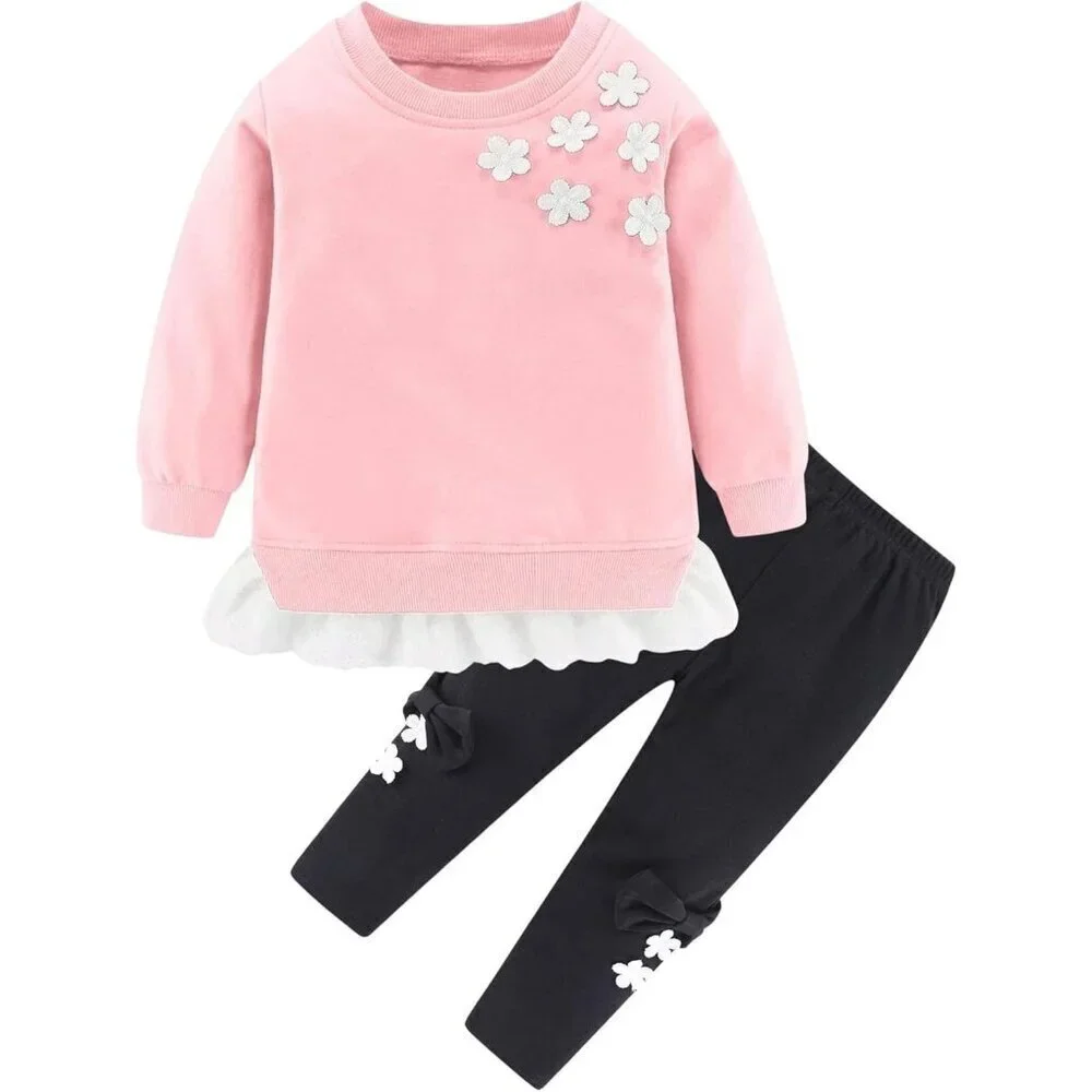 Adorable Cute Toddler Baby Girl Clothing 2pcs Outfits